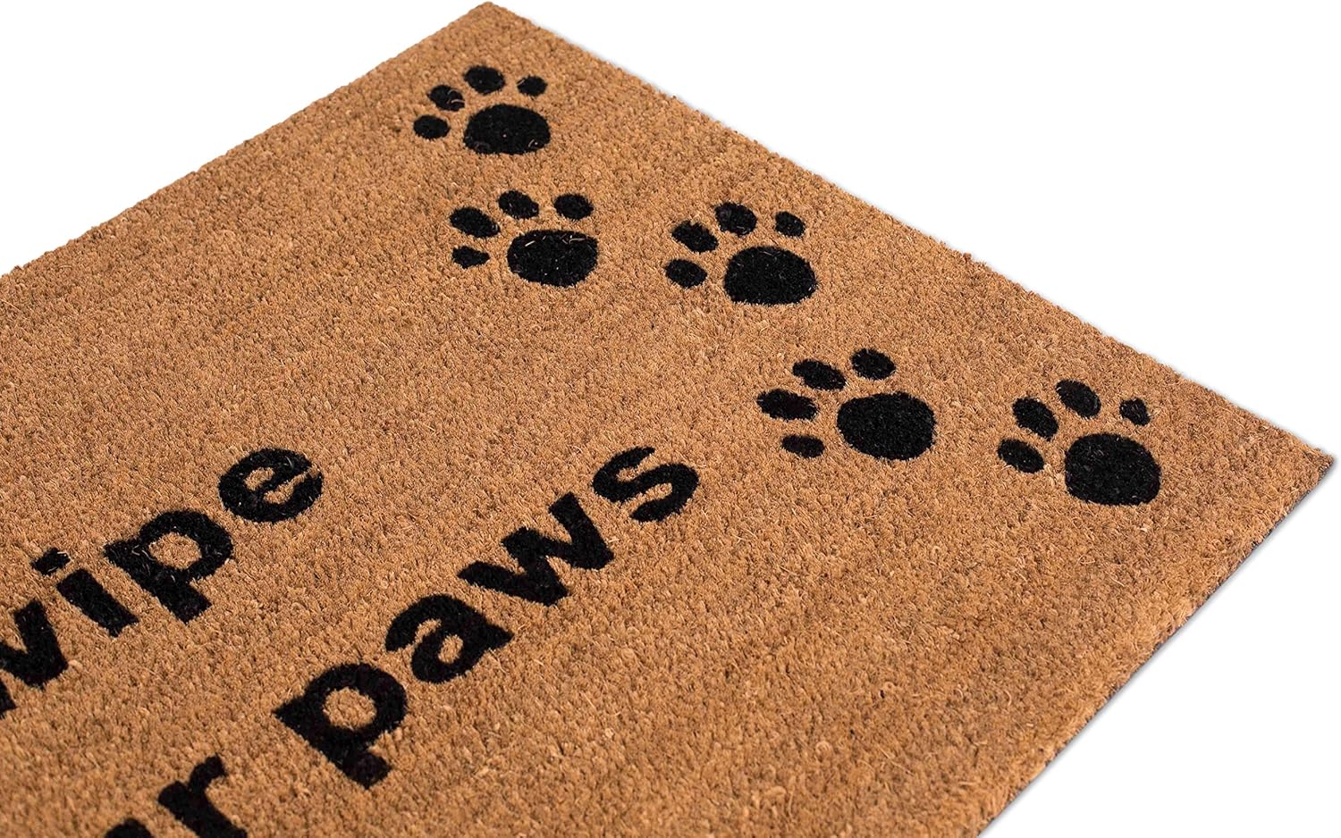 BIRDROCK HOME Wipe Your Paws Doormat - Welcome Mat for Front Door, Entryway, Porch, Patio, Garage, Backdoor - Indoor Outdoor Rug, Large Floor Mat for Shoes, House, Home, Door - 24 x 36 Inch
