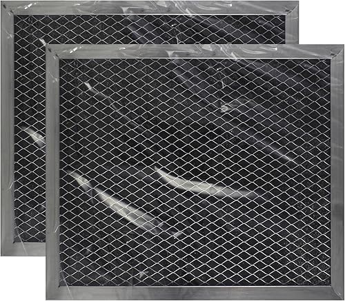 Air Filter Factory 8 filtros de carbón de carbón para campana extractora de 9-12 x 38, paquete de 2