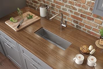 Ruvati RVH7120 Bar Prep Sink 23 x 8 Narrow Trough Undermount 16 Gauge