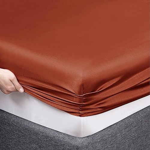Miniatura 6 de Vonty Juego de sábanas de satén suaves y sedosas tamaño Queen, 1 sábana bajera de bolsillo profundo + 1 sábana encimera + 2 fundas de almohada