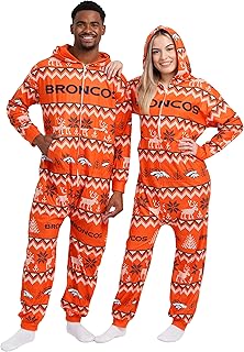 FOCO Unisex NFL Team Logo Pajamas One Piece Onesie