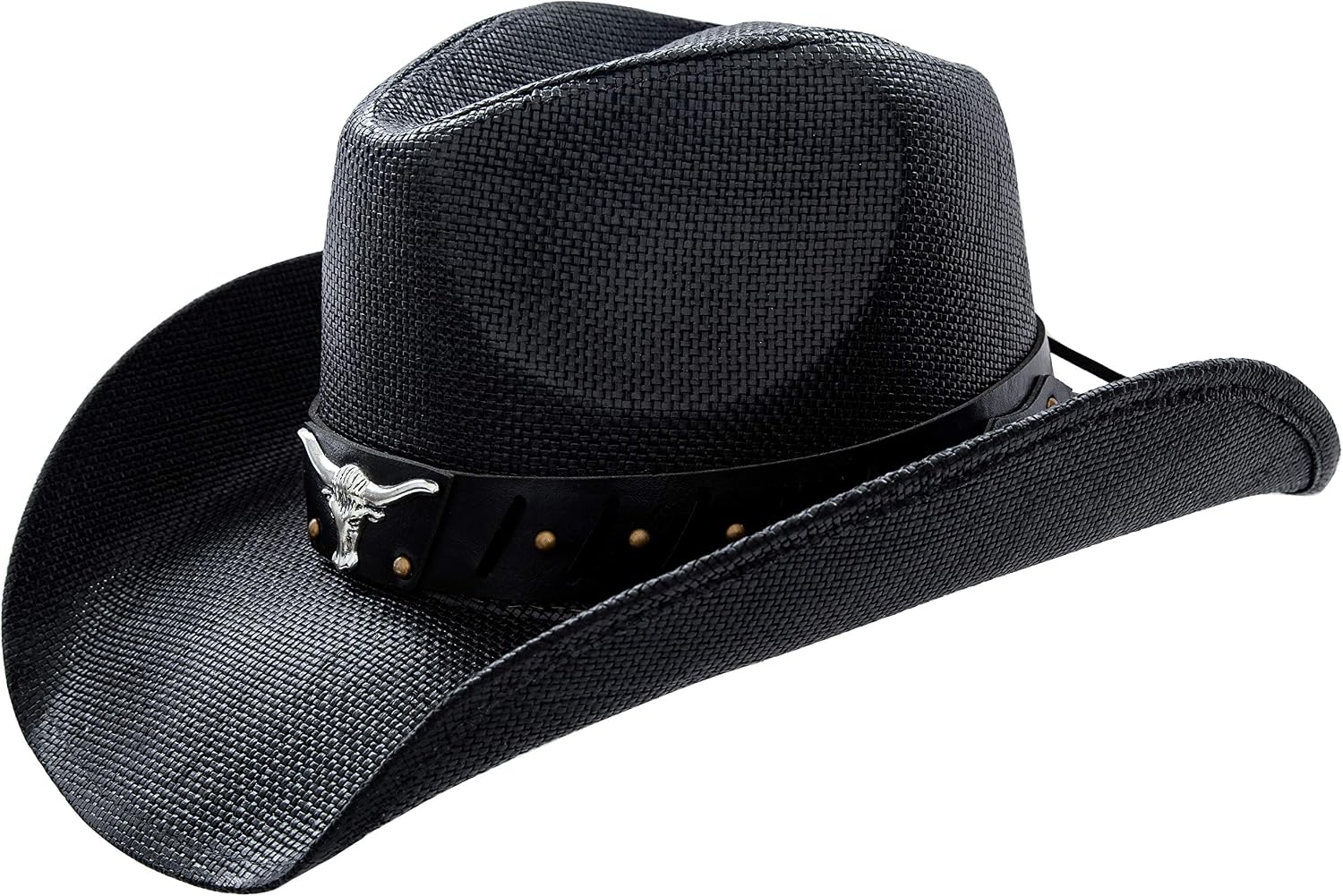 Classic Straw Cowboy Cowgirl Hat 