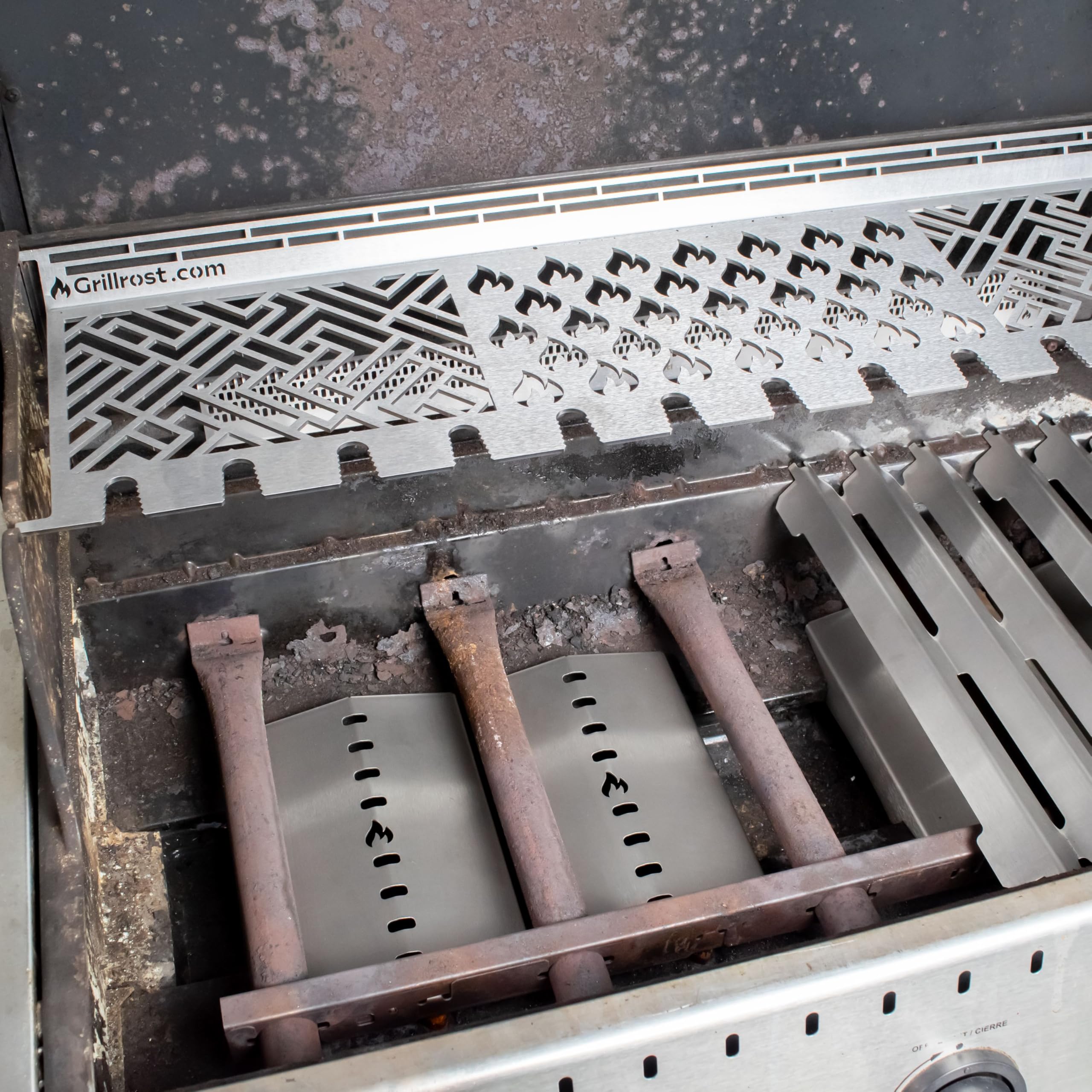 Grillrost.com Das Original Riflettore di Calore Broil King Baron, Imperial, Regal - Migliore distribuzione del Calore e Assenza di incendi di Grasso
