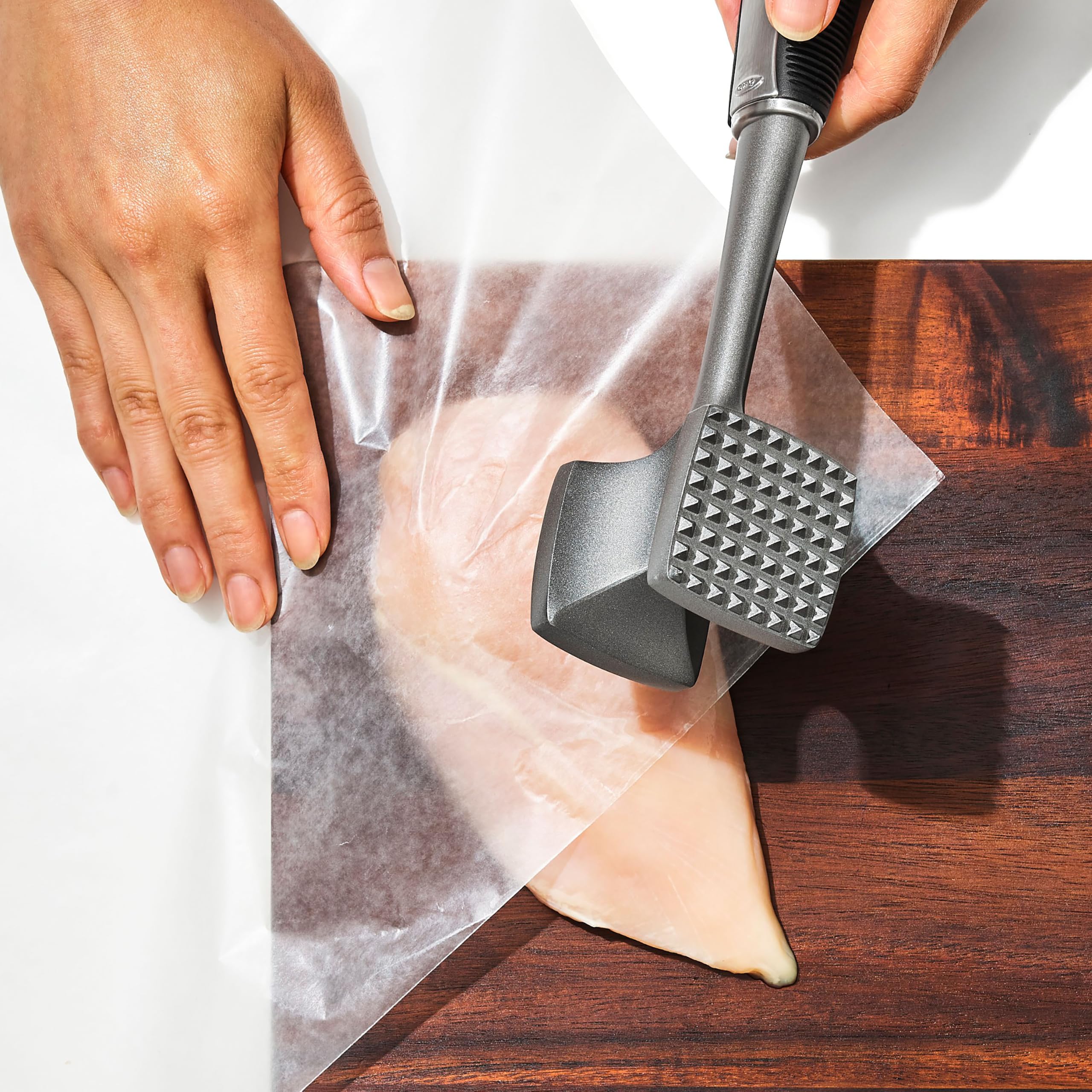 OXO Steel Meat Tenderizer - Tenderize Like a Pro -3