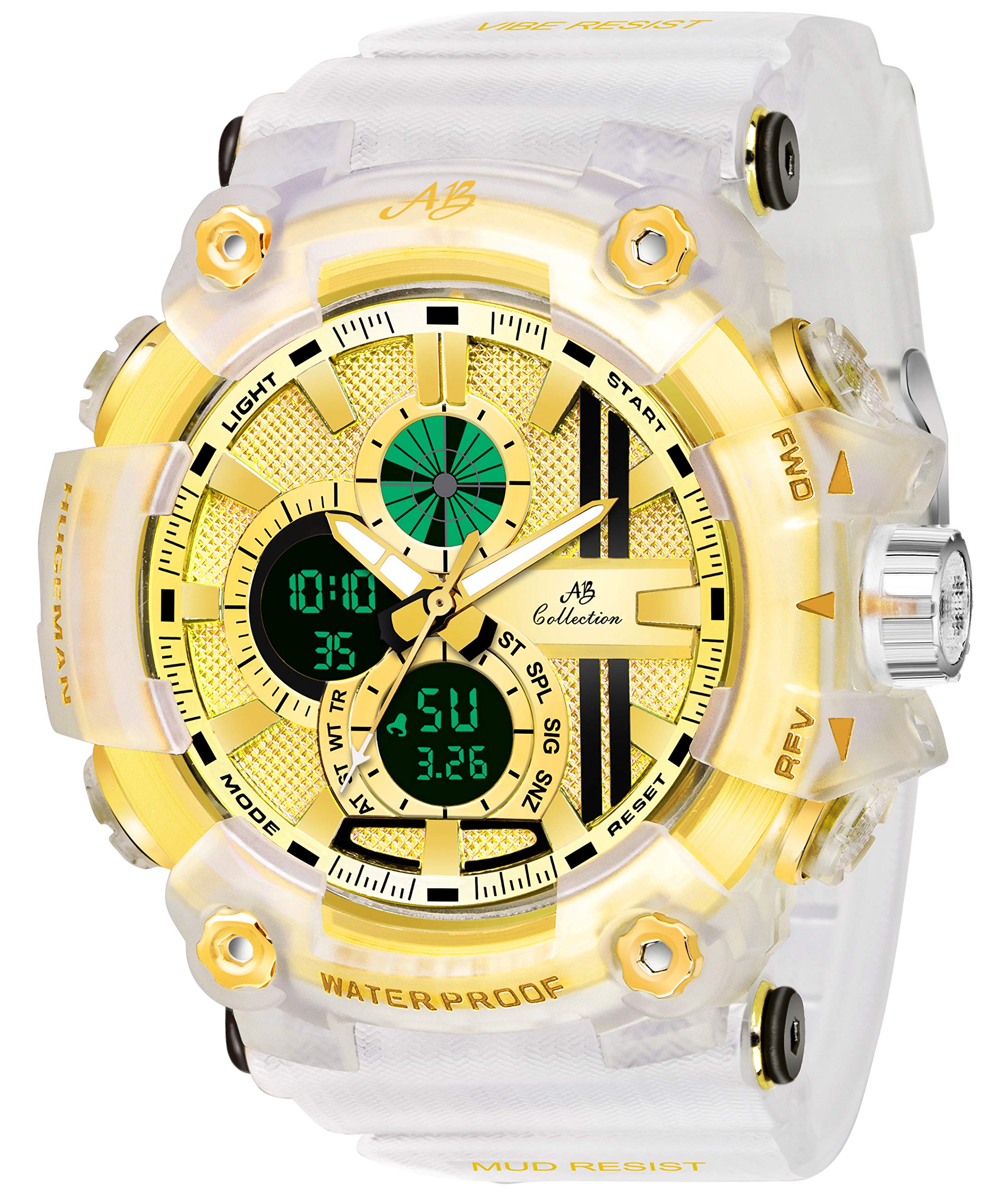 AB Collection PRO TPP Golden Model G-Style S-007SHOCK Analog-Digital Watch - for Men (Golden) (B08ZYFCJ53) Amazon Price History, Amazon Price Tracker