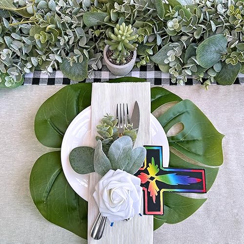 Miniatura 9 de Winlyn Juego de 72 juegos de 6 estilos mágicos de colores para rascar cruz, kits de manualidades, juegos de arte para rascar arco iris, cruces de