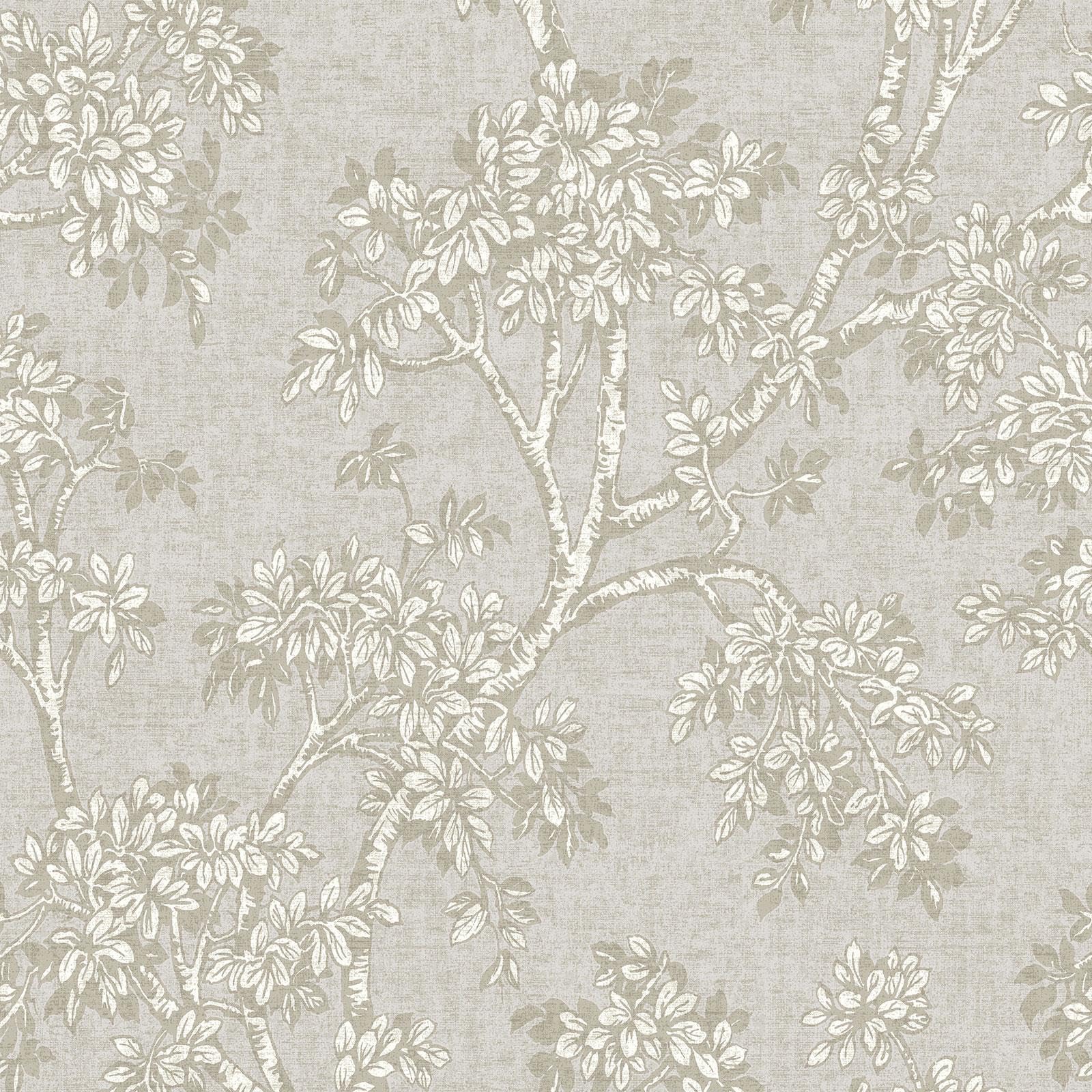 Sophie Laurence Gold Eastern Horizons Exotic Fruit Metallic Wallpaper For Bedroom Decor, Tropical Garden Design Wallpaper, Wall Paper Paste, 10M Wall Paper Roll For Interior Design
