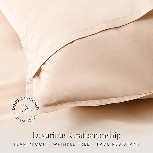 Miniatura 7 de BELADOR Sábanas de bambú de viscosa tamaño Queen Juego de sábanas de lujo sedosas Juego de sábanas de satén suave Bolsillo profundo de 16