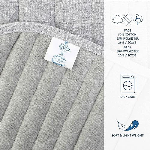 Miniatura 3 de DAN RIVER Manta suave reversible para niños y niñas, manta reversible para bebé, transpirable, cálida, ligera, unisex, para recién nacido, manta