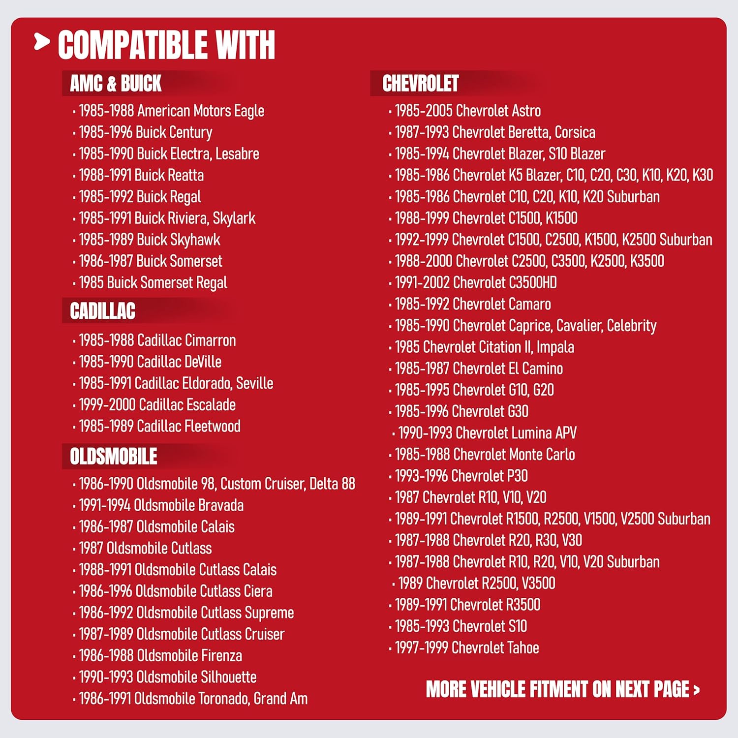 Power Door Lock Actuator Set of 2 Replacement by AA Ignition - Compatible with Chevy, GMC, Buick, Pontiac, Oldsmobile Vehicles & More - 1985-2005 - Replaces 22020256, 22062740, 22071947, 746-014