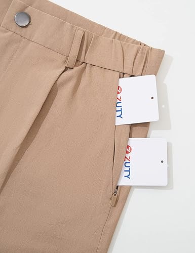 Miniatura 3 de ZUTY Pantalones de golf para hombre de 2931 pulgadas, ajustados, elásticos, casuales, de secado rápido, transpirables, con 5 bolsillos
