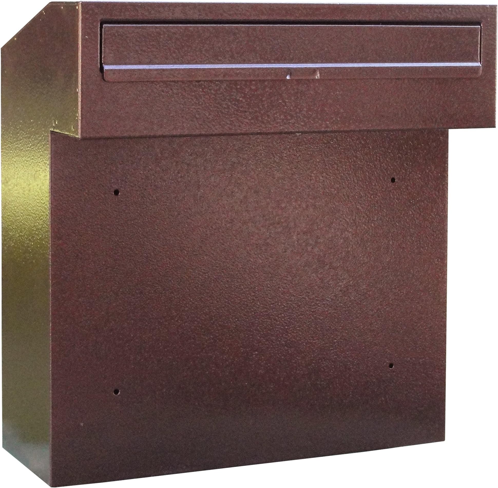 W3 Range W3-1 Rear Access Post Box for Gates, Copper