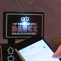 Vista 9 de Thumbs Up Retro Games Console Arcade Finger Dance Mat Máquina de consola de mano, compatible con iPhone, Samsung y otros teléfonos inteligentes