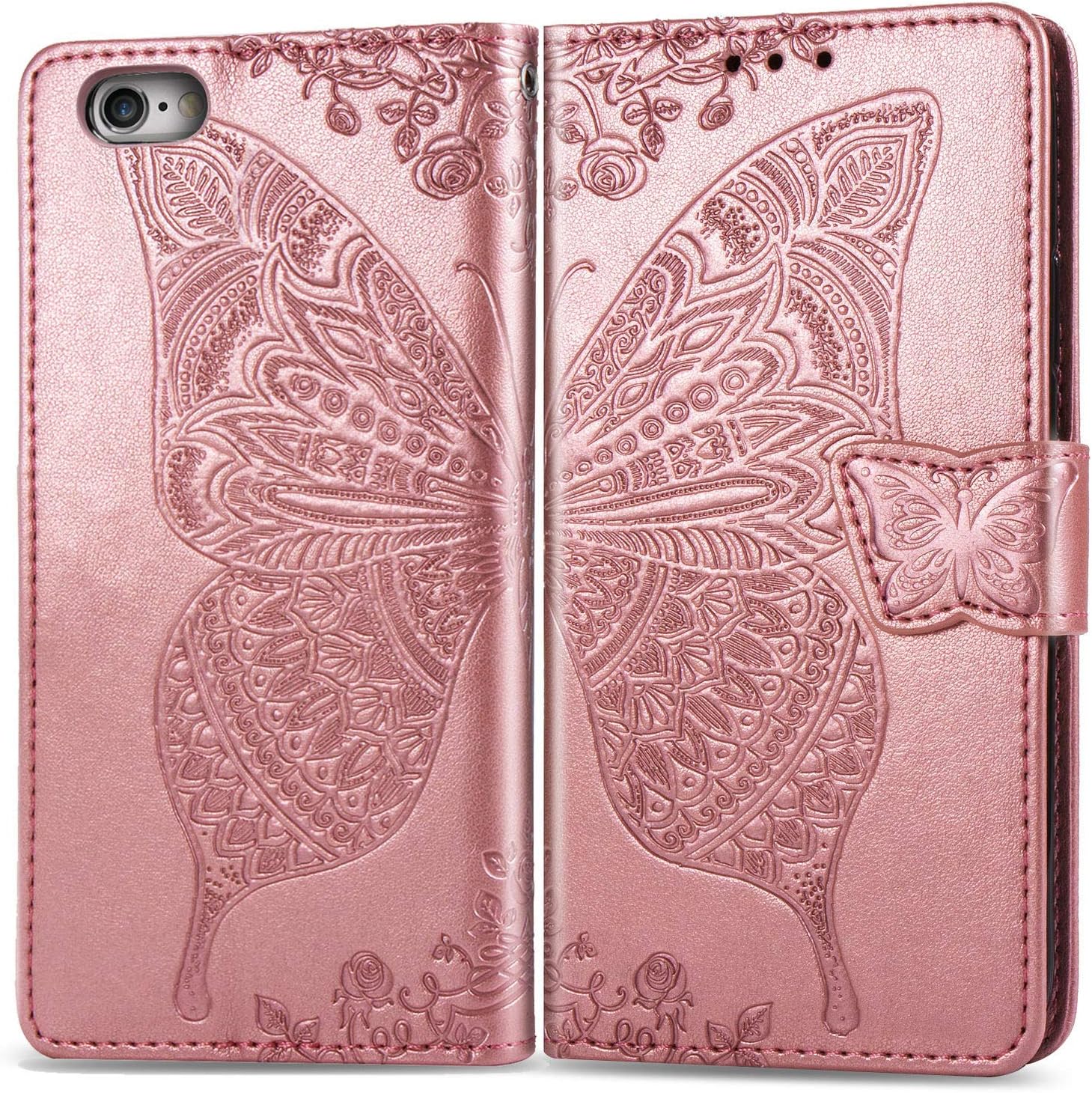 custodia per iphone 6s in oro rosa plus