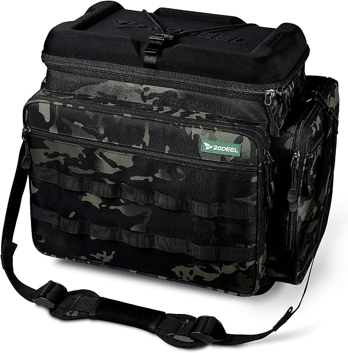 Rodeel Fishing Bag, Large Fishing Tackle Bag, HoldAll Bag for Boat