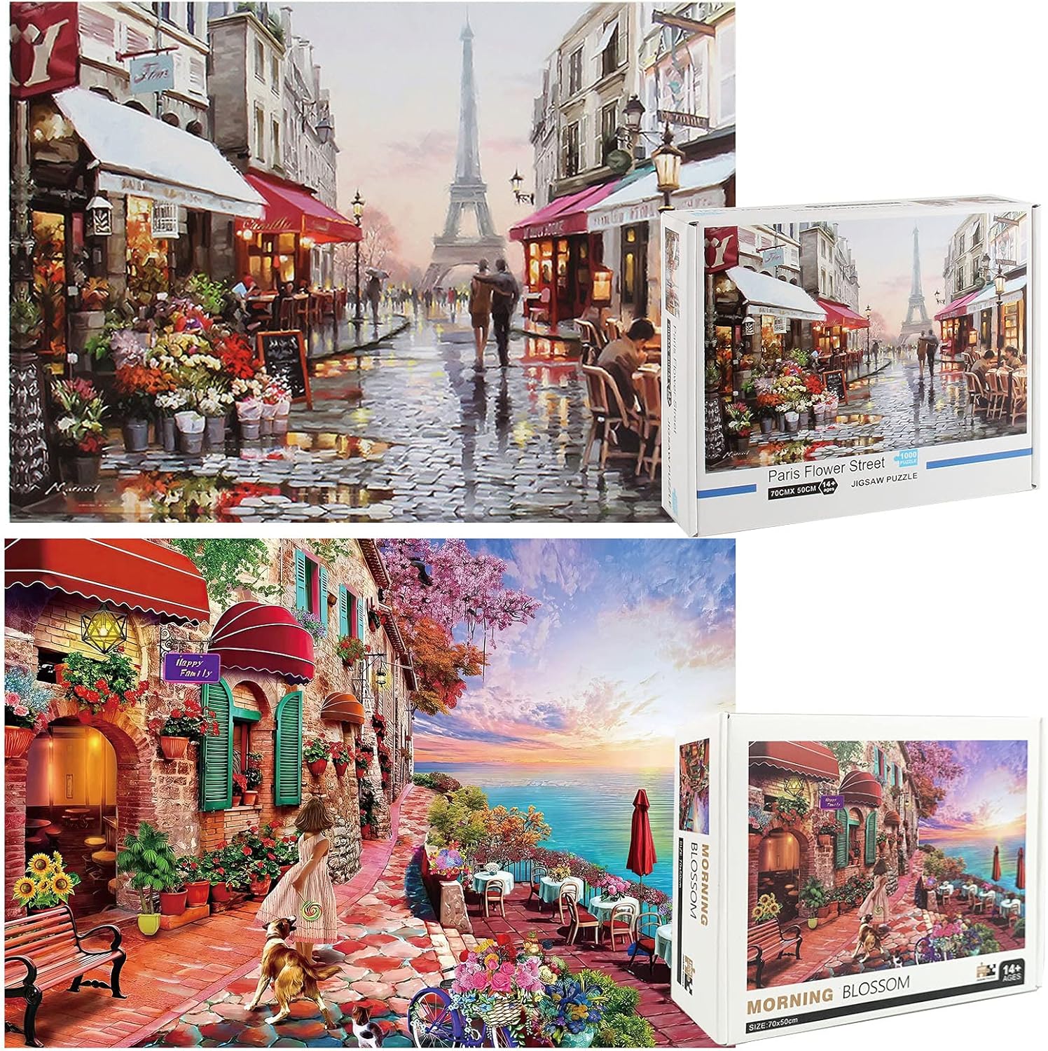 Puzzles for Adults 1000 Piece, Venice Water City Jigsaw Puzzles 1000 Piece Puzzles for Adults, 1000 Piece Puzzles Adult Puzzles Kids Puzzles: Toys & Games