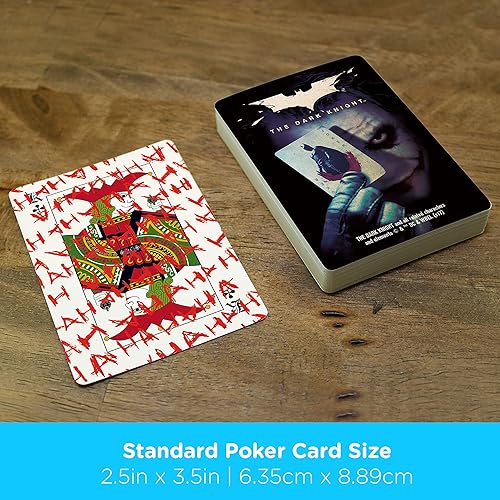 Miniatura 5 de AQUARIUS DC Comics Joker - Baraja de cartas con temática de Joker de caballero oscuro para tus juegos de cartas favoritos, mercancía y