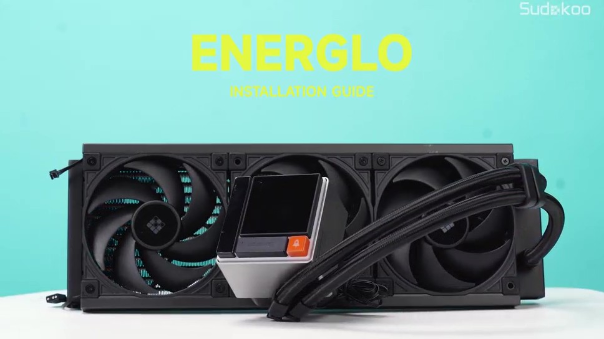 Sudokoo ENERGLO 240 Liquid Cooler: 240mm AIO CPU Cooler with Data