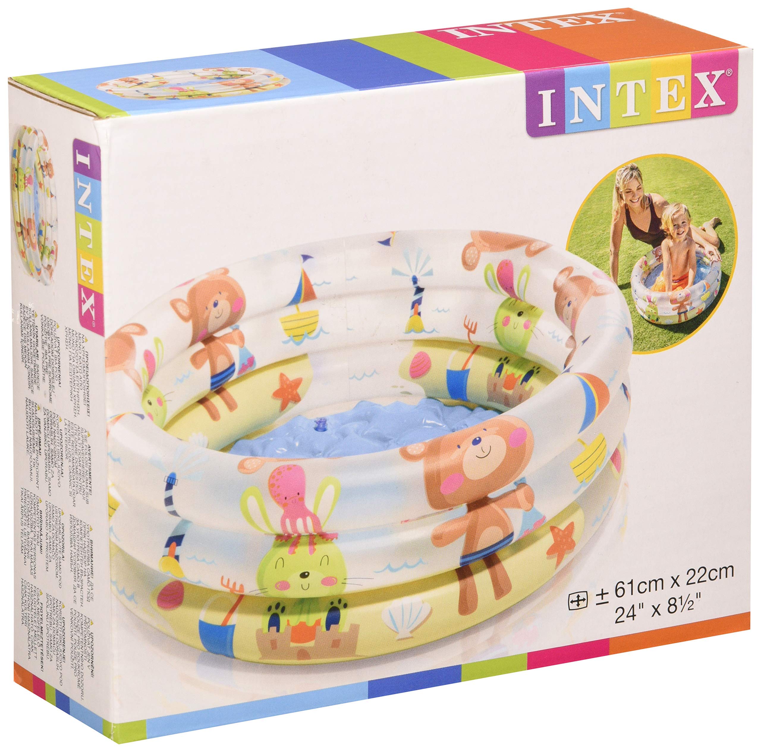 Intex Dinosaur 3 Ring Baby Pool (24 in X 8.5 in) (B01N3BBV36) Amazon Price History, Amazon Price Tracker