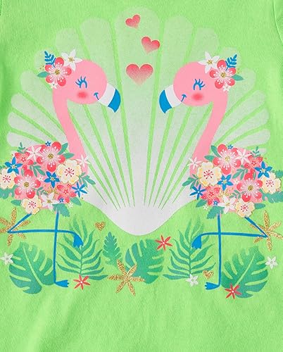 Miniatura 7 de The Childrens Place Camiseta gráfica de manga corta para niñas pequeñas paquete de 3 Vibras atrevidasamor amorpequeño a cargo