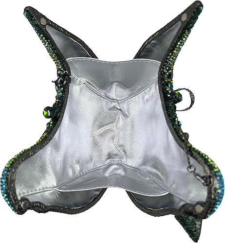 Miniatura 3 de Elegante bolso de mano con diamantes de imitación para bodas, fiestas y ocasiones especiales