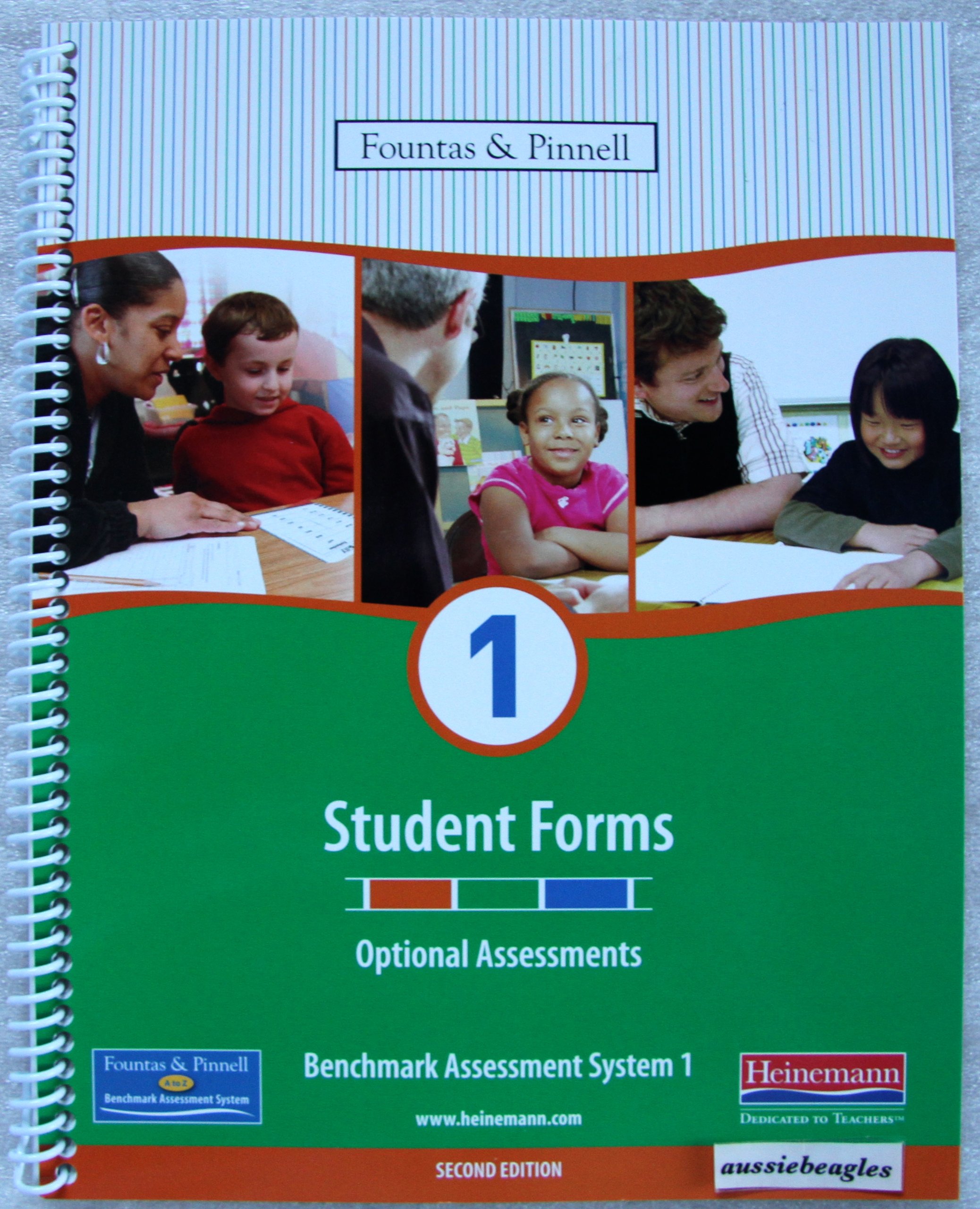 Fountas & Pinnell Benchmark Assessment System 1, Optional Assessments ...