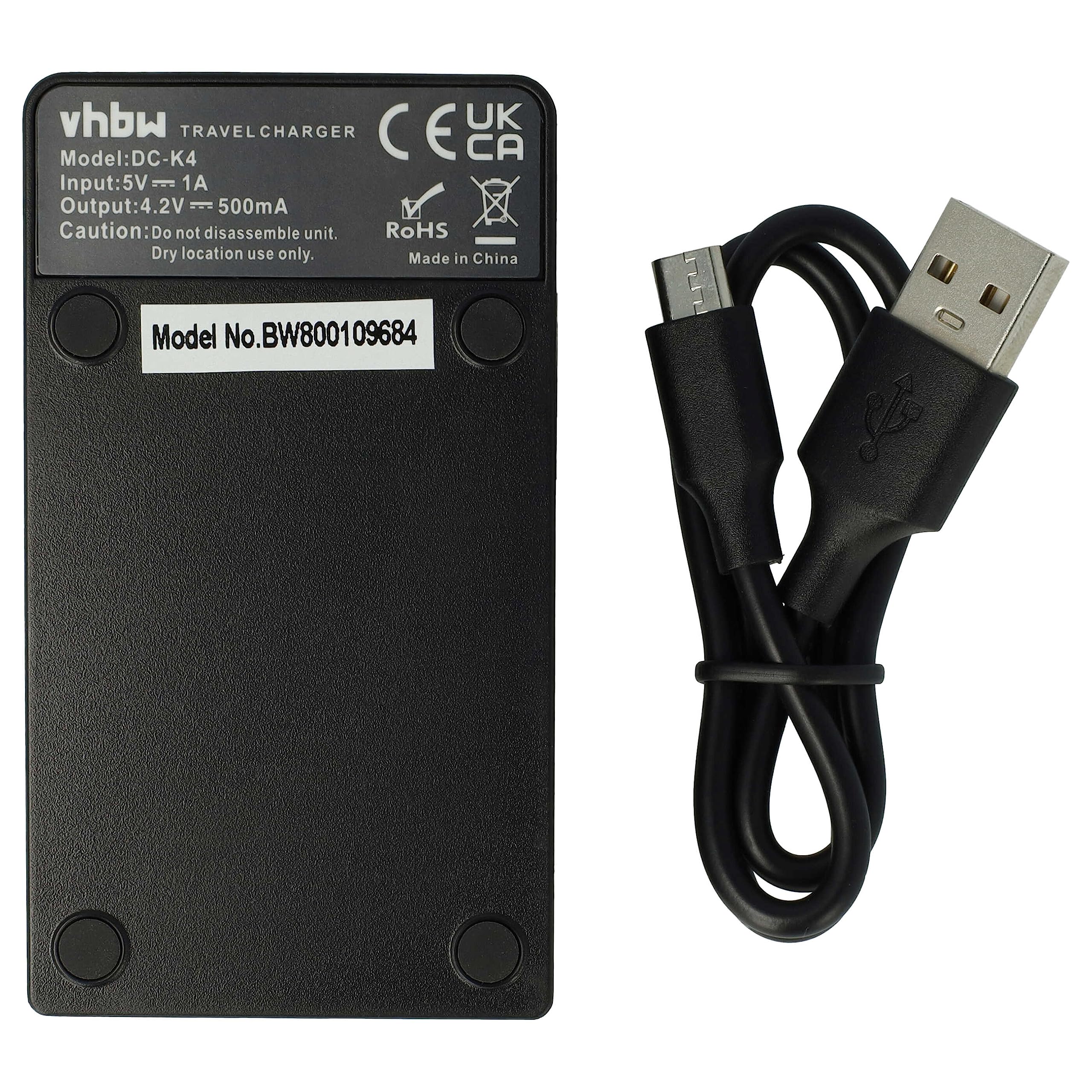 Vhbw Alimentatore 220V Per Videocamera Panasonic SDR-S26PC, SDR-S45, SDR-S50, Sostituisce VSK0695, 6AS93502, Con Cavo, Nero - 2