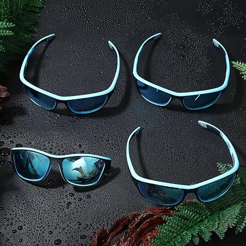Miniatura 148 de TOODOO 4 Pairs Men Polarized Sunglasses with UV Protection Driving Glasses Sports for Sport Outdoor Activities