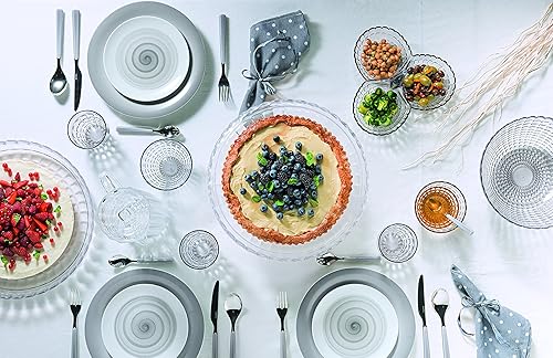 Miniatura 2 de Guzzini Tiffany plato de aperitivos 25x23.5xh15.2.0 in, transparente