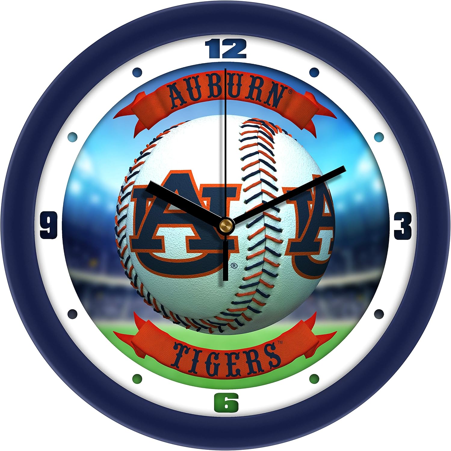 Auburn Tigers - Home Run Wall Clock