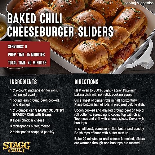 Miniatura 5 de Stagg Chile con frijoles, 15 onzas (paquete de 12)