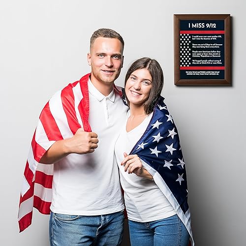 Miniatura 2 de I Miss 912-Patriotic, 911 Memorial Wall Art - Powerful Unity Symbol, This wall decor poster Is Ideal for Home Decor, Man Cave, Military, Office