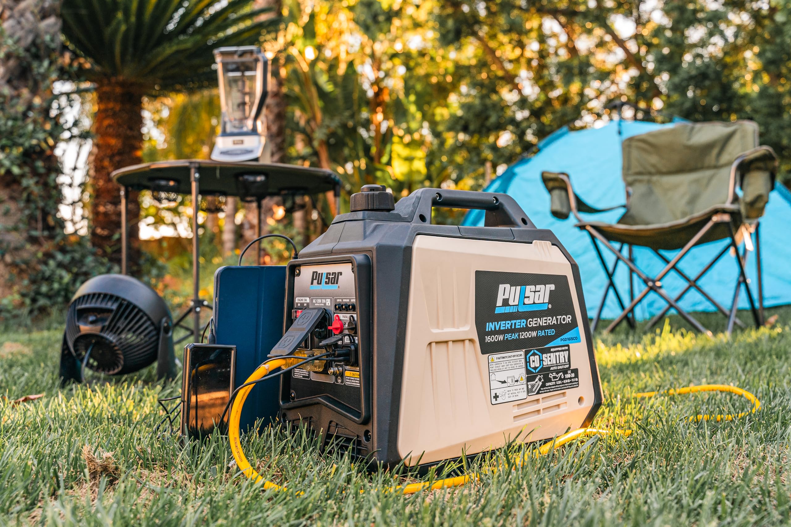 Pulsar PGD16ISCO - cichy ultra lekki przenośny generator falownika gazowego o mocy 1600 W