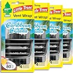 LITTLE TREES Voiture Air Rafraîchissant. Vent Wrap fournit un parfum à long terme, glissade sur la lame d'évent. 16 Air Produits frais