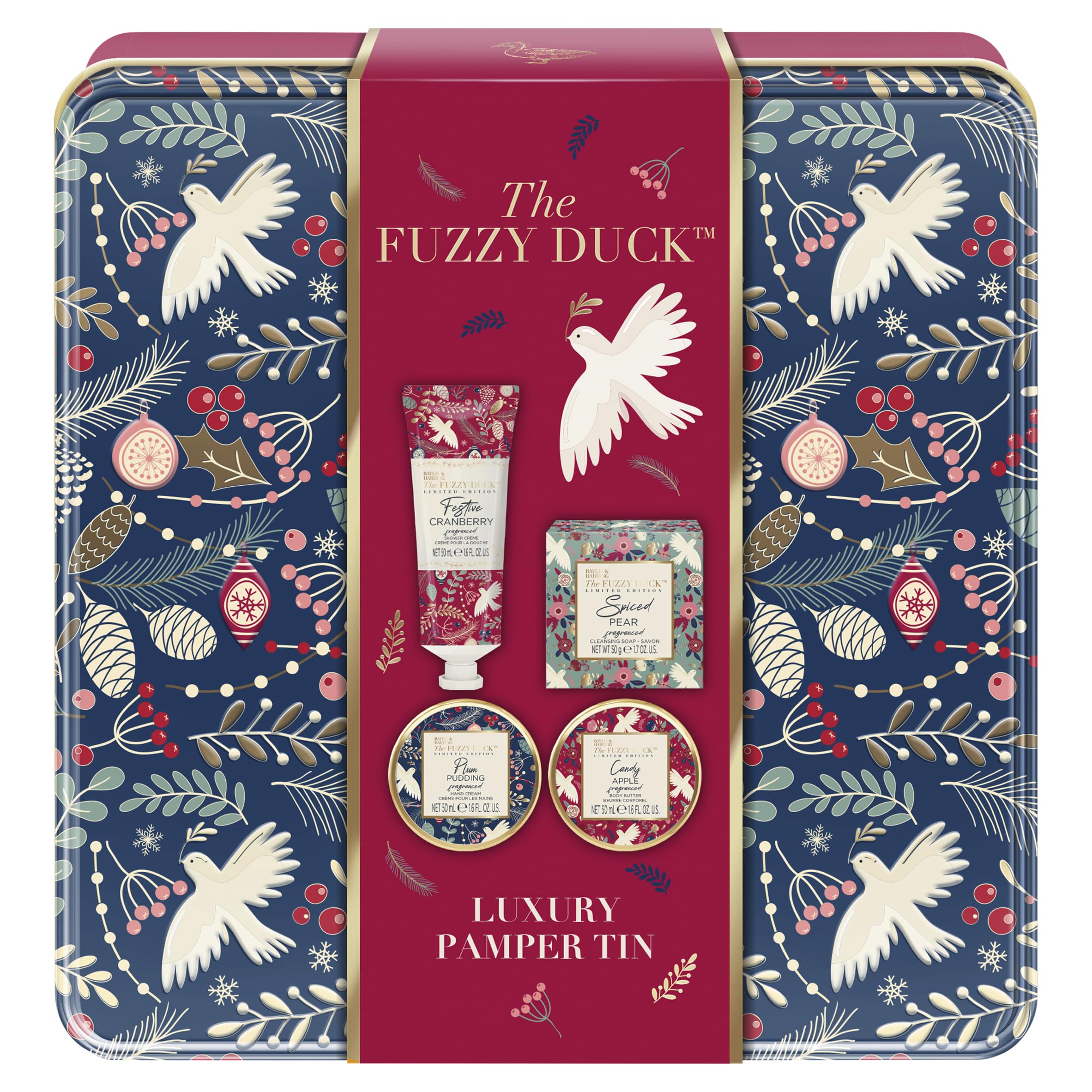 Baylis & Harding The Fuzzy Duck Winter Wonderland Luxury Pamper Tin Gift Set - Vegan Friendly (Pack of 1)