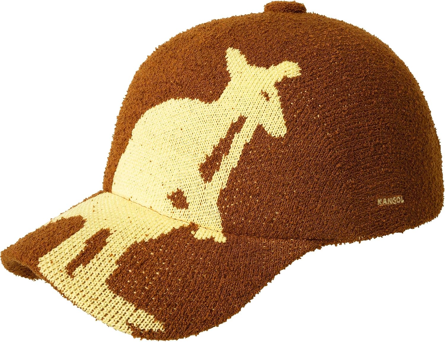 Kangol Retro Big Kroo Spacecap Baseball Cap Rustic Caramel S/M
