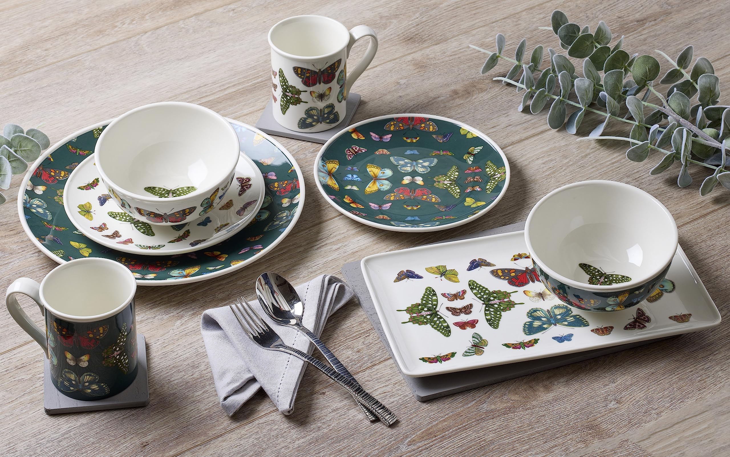 Amazon.com: Portmeirion Botanic Garden Harmony Accents Tray White
