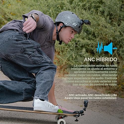 Miniatura 4 de JLab Epic Air Sport ANC 3 True Auriculares inalámbricos Bluetooth para entrenamiento activo, controladores duales híbridos para sonido premium,