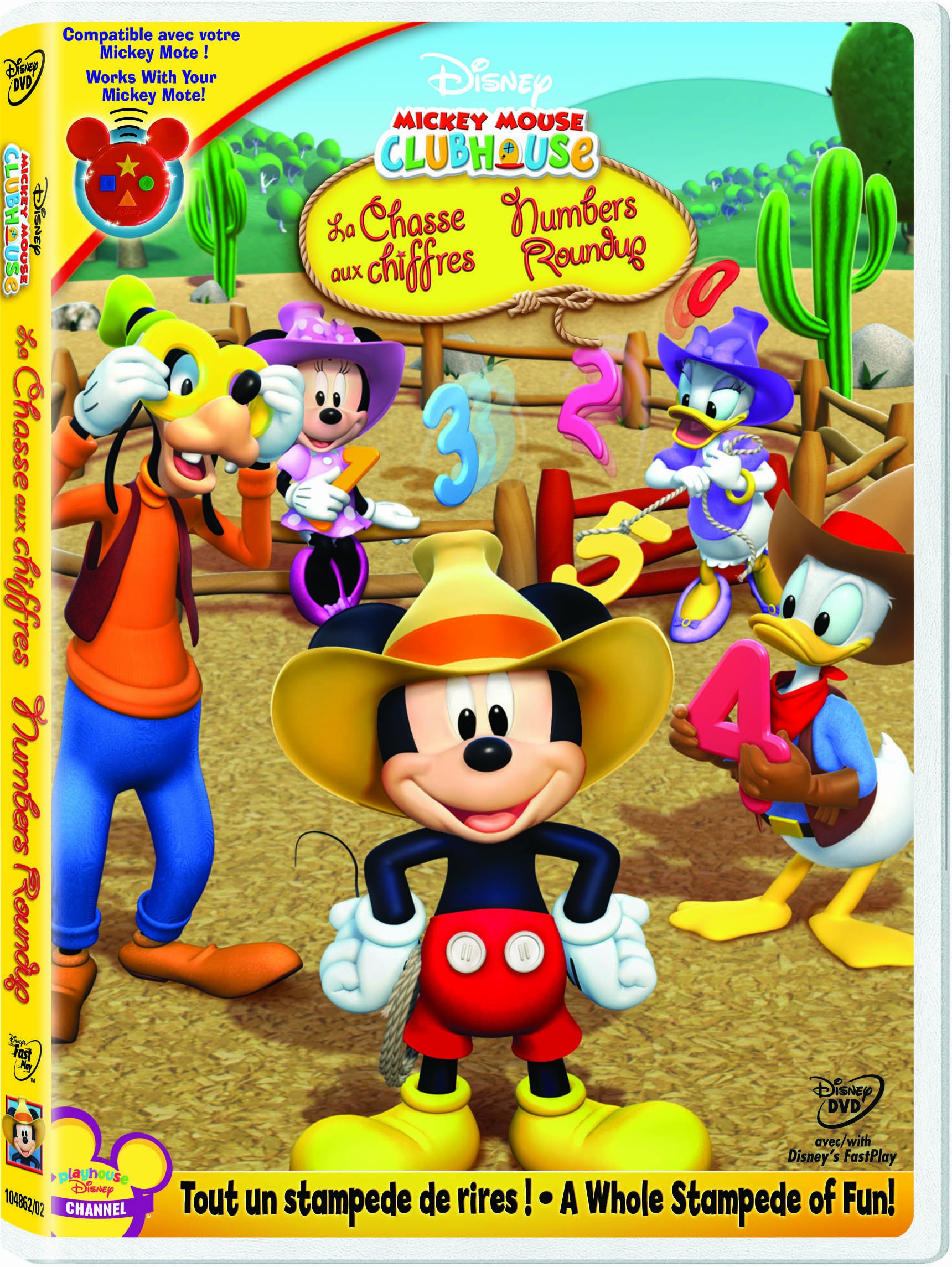 MMCH: Mickey’S Numbers Round-Up - DVD Bilingue [DVD]