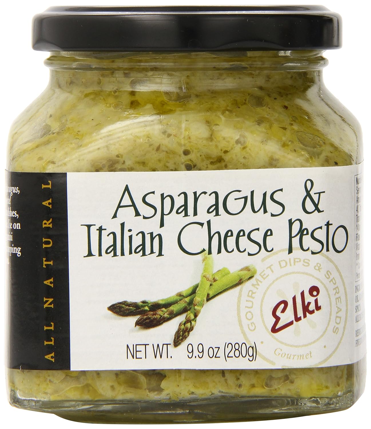 Elki's Gourmet Asparagus and Italian Cheese Pesto, 9.9 Ounce