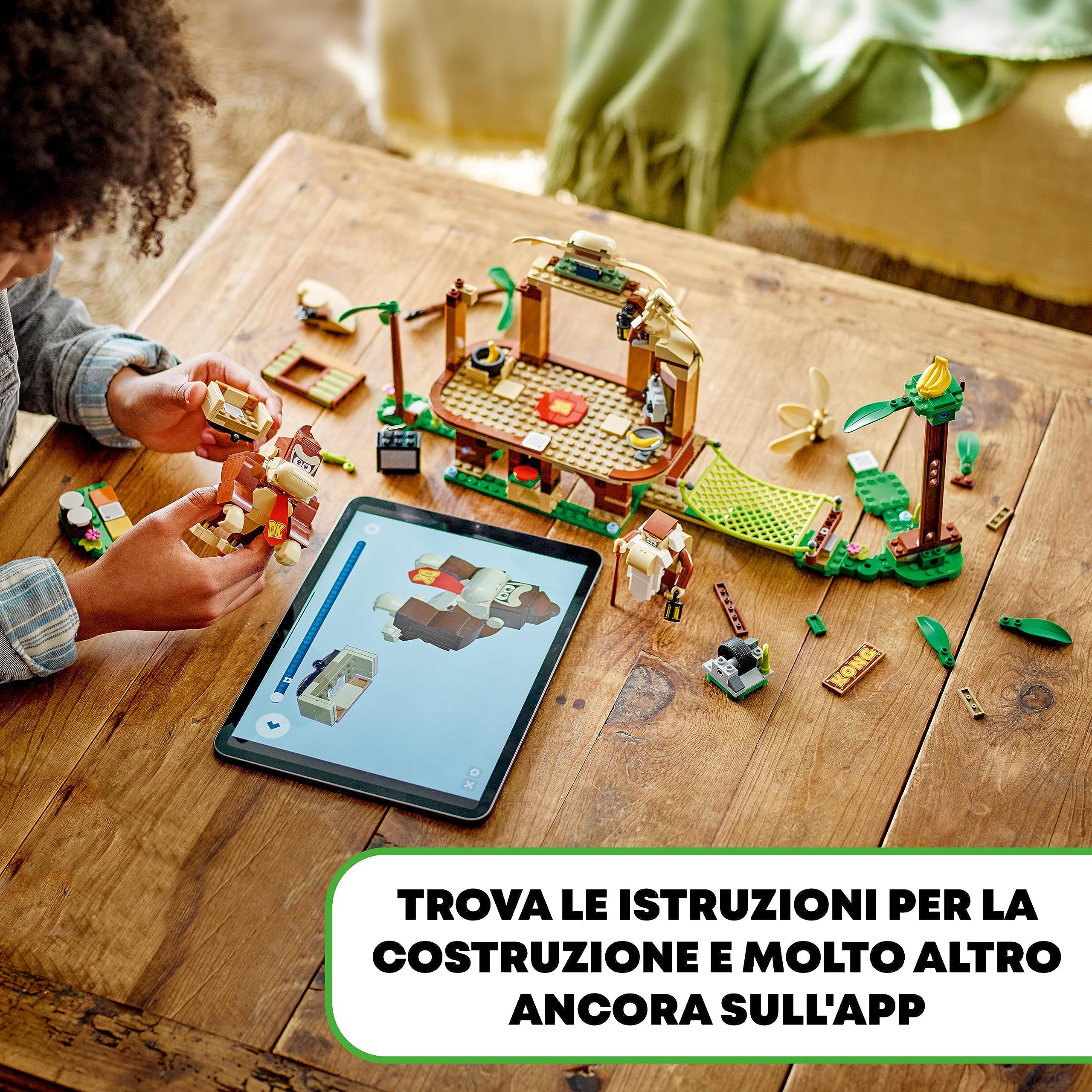 LEGO Super Mario Pack di Espansione Casa sull'Albero di Donkey Kong, Giocattolo Costruibile con 2 Personaggi da Abbinare a Uno Starter Pack, Giochi per Bambini e Bambine da 8 Anni, Idea Regalo 71424