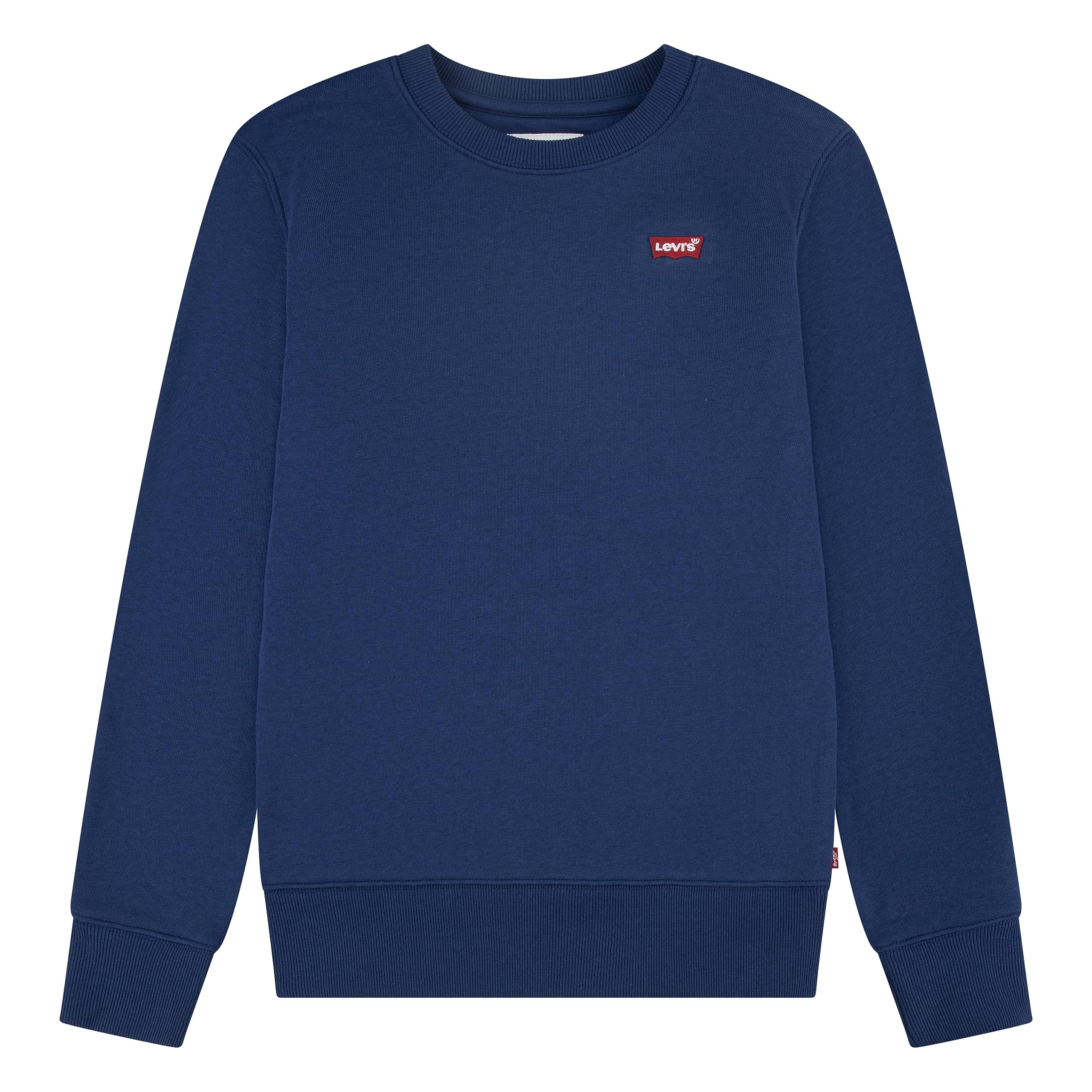 Levi's Boys Estate Blue Kids Lvb Mini Logo Crewneck Sweatshirt 5 Years