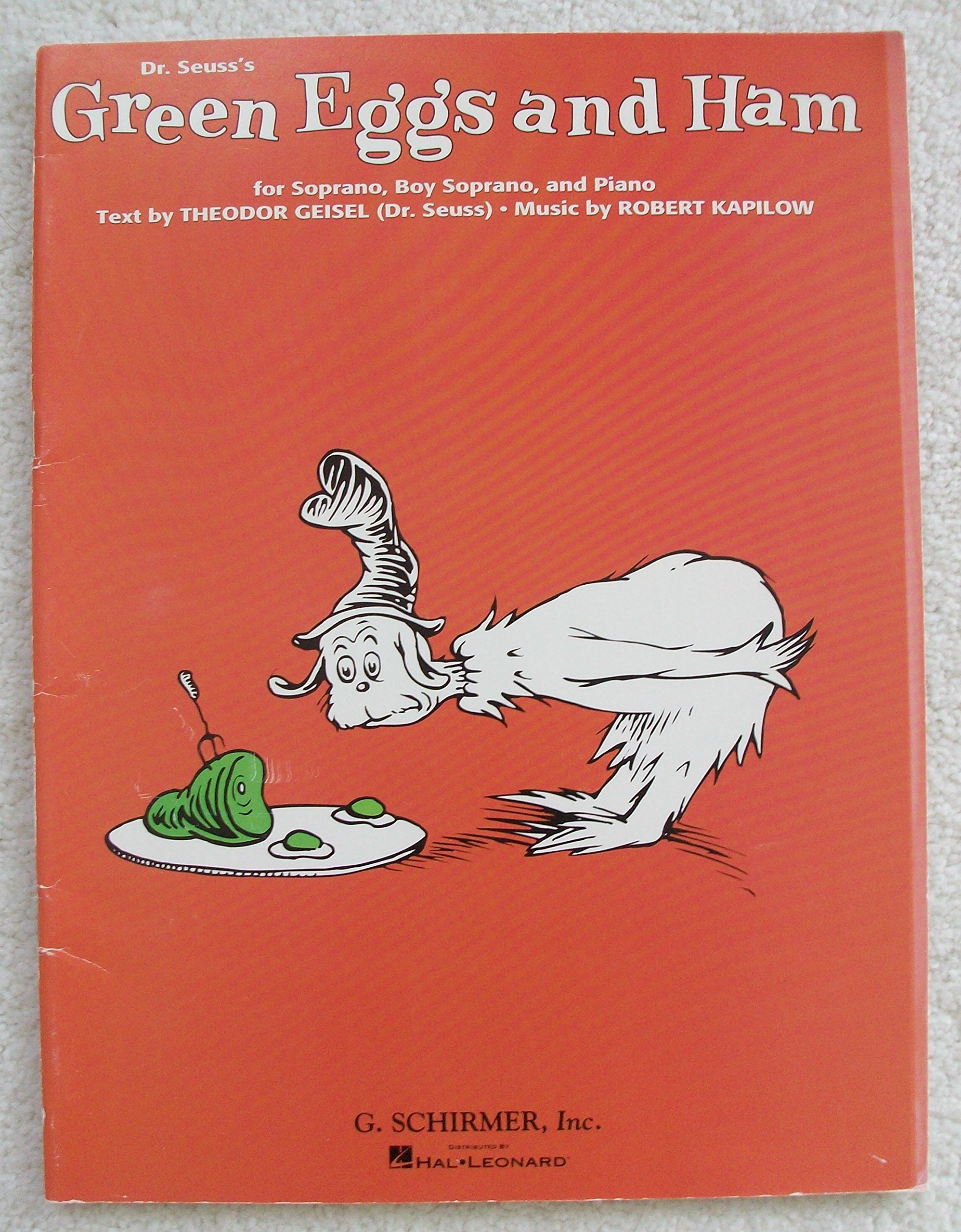 Green Eggs and Ham (Dr. Seuss): Vocal Score