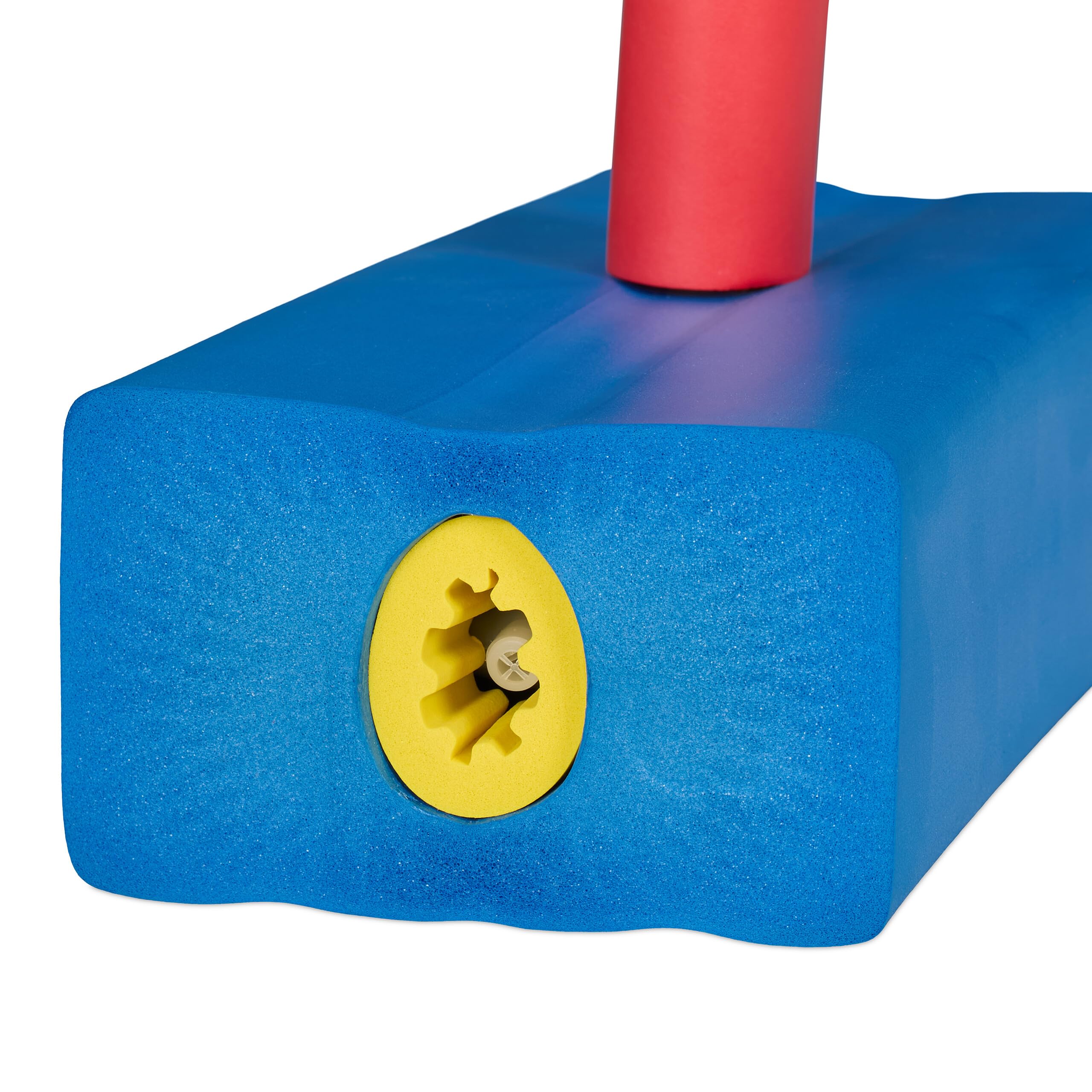 Relaxdays Pogo Jumper pour Enfants, jusqu'à 80 kg, Saut, Bungee, siffleur, Mousse, coloré, 42 x 22 x 10 cm