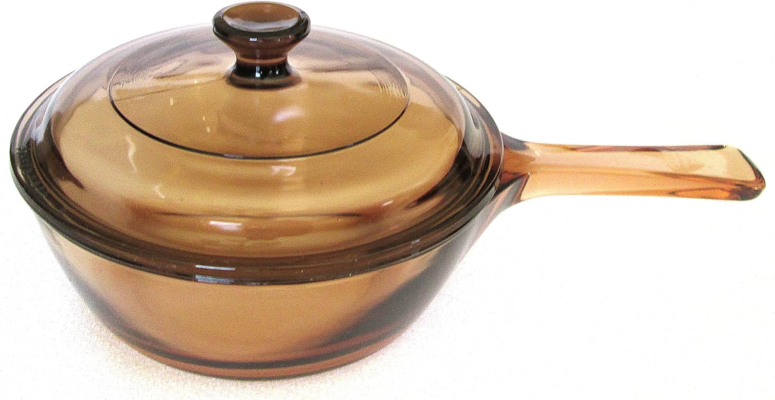 Corning Ware Vision Amber .5 Liter Sauce Pan with Lid