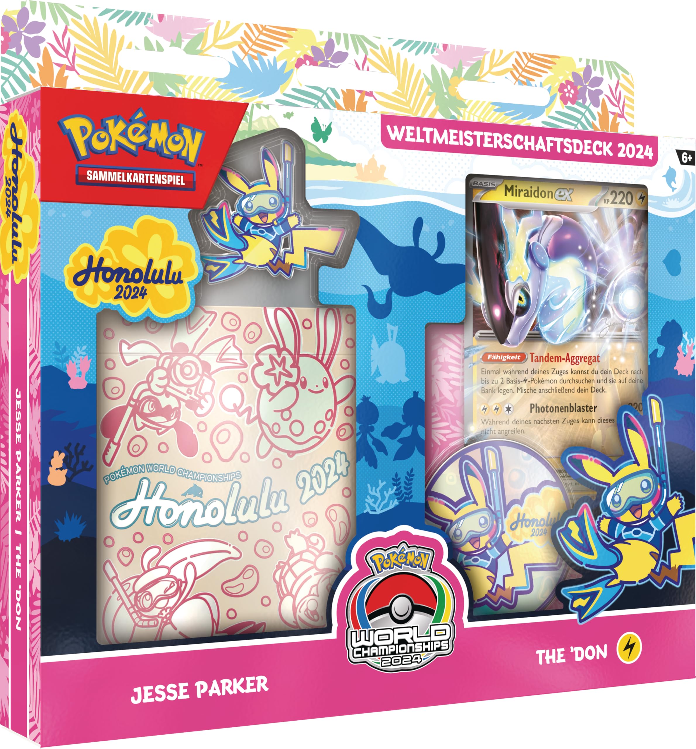Pokémon - Trading Card Game: World Cup Deck 2024 - Jesse Parker - The 'Don (1 Full Deck of 60 Cards & Accessories)