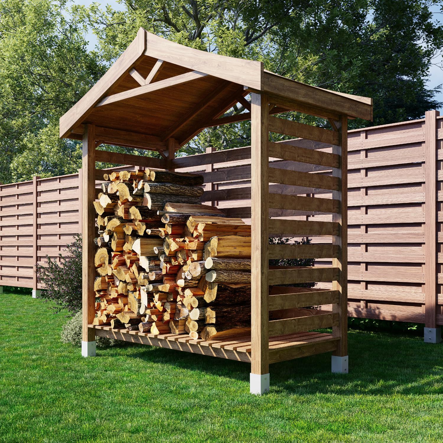 TRIBECCO Juego de 6 casquillos para suelo de impacto 61 x 61 x 650 mm, galvanizados en caliente, soporte para postes de madera cuadrada, anclaje para vallas y postes de puertas (6, 61 x 61/650)