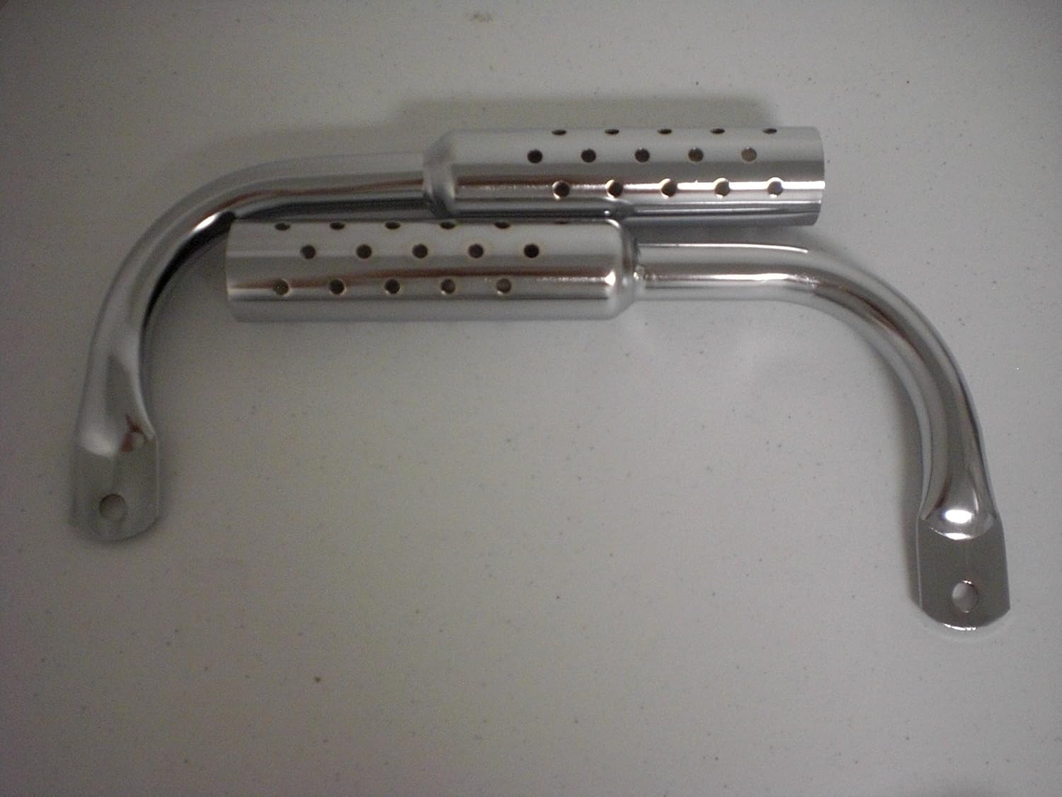 Gangster Style Chrome Muffler Silencer