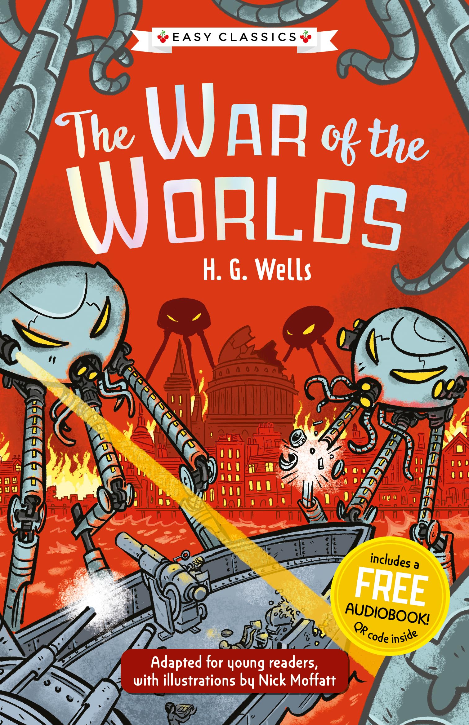 Ned Hartley The War of the Worlds Easy Classics Paperback Book