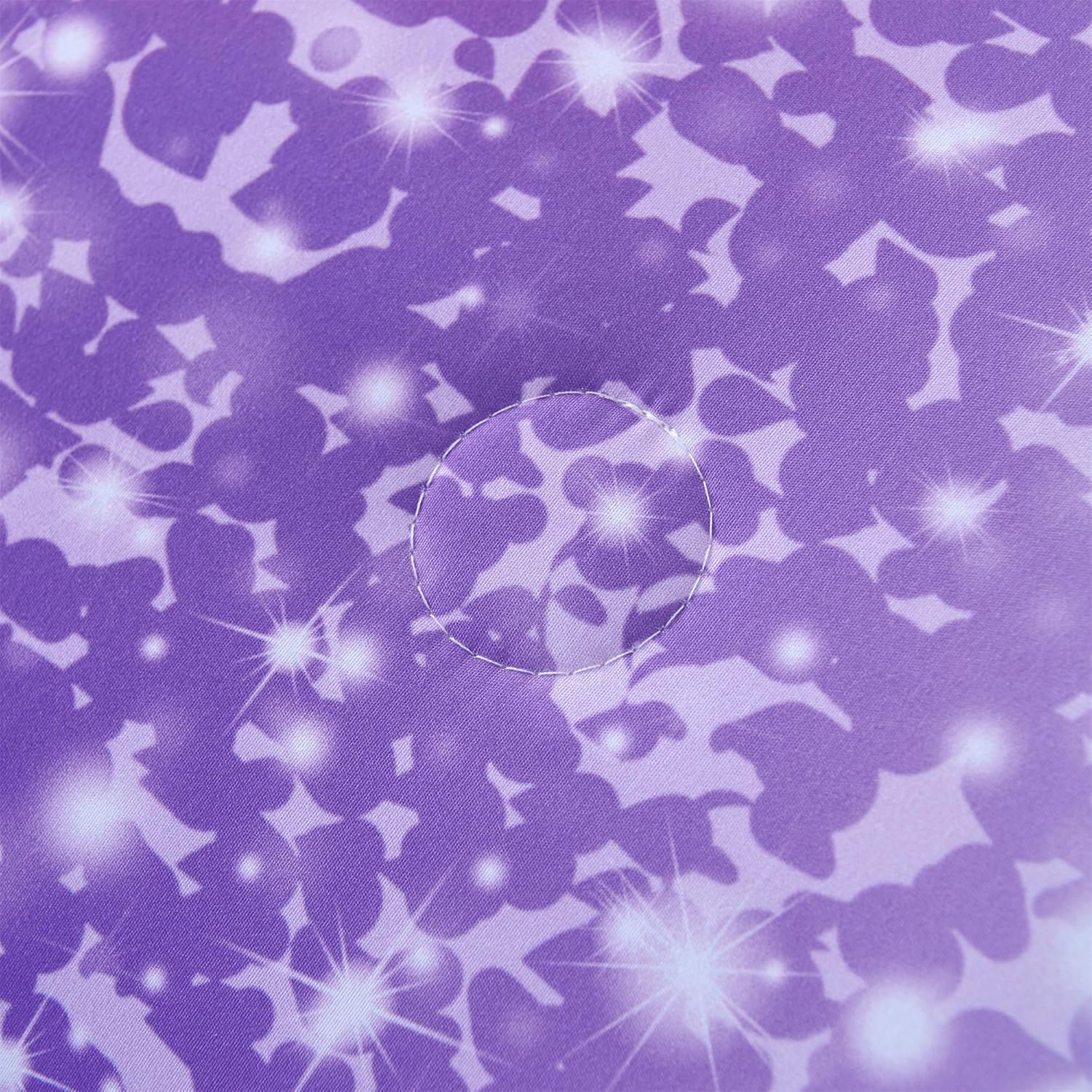 RYNGHIPY 6Pcs Girls Bedding Set Twin Size Purple Rainbow Comforter Set for Kids Teens Girls Glitter Bed in a Bag Lightweight Fluffy - Image 9